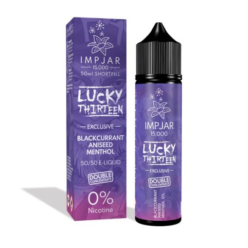 Imp Jar X Lucky 13 Blackcurrant Aniseed Menthol 50ml shortfill