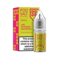   Pod Salt Nexus Lime Raspberry Grapefruit 10ml 20mg/ml nikotinsó