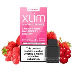 OXVA Strawberry Raspberry Cherry előretöltött podfej 3db