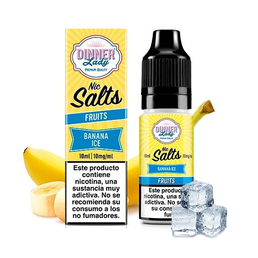 Dinner Lady Banana Ice 10ml 10mg/ml nikotinsó