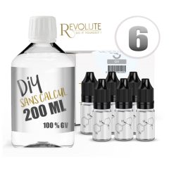 Revolute 0PG/100VG 6mg/ml 200ml nikotinos alapfolyadék