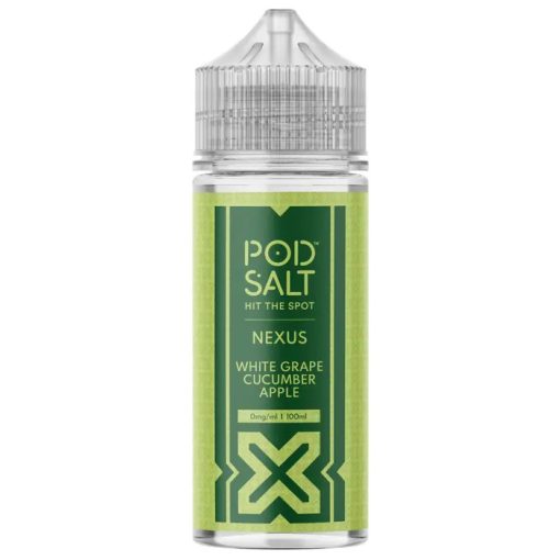 Pod Salt Nexus White Grape Cucumber Apple 100ml shortfill