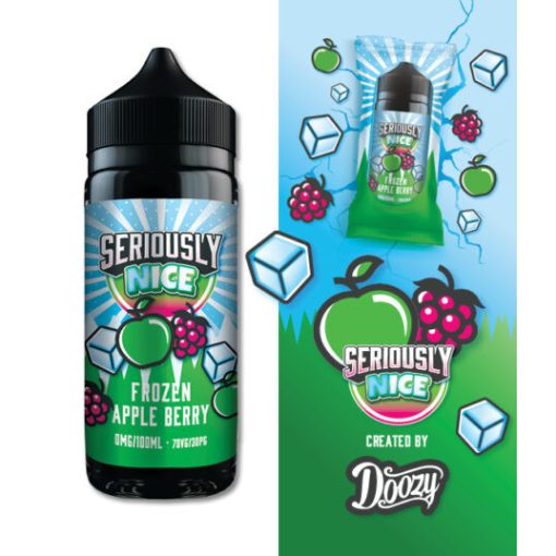 Doozy Vape Co Seriously Nice Frozen Apple Berry 100ml shortfill