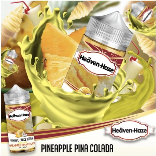 [Kifutott] Heaven Haze Aloha Mix Pineapple Pinacolada Ice Cream 100ml shortfill