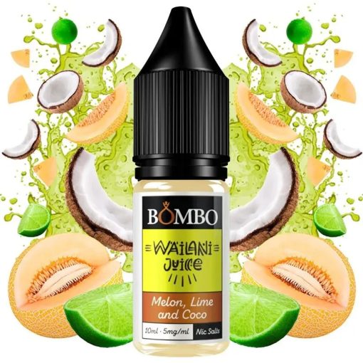 Bombo Wailani Juice Melon Lime and Coco 10ml 10mg/ml nicsalt