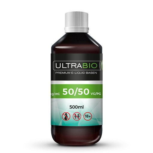 [Kifutott] Ultrabio 50PG/50VG 500ml nikotinmentes alapfolyadék