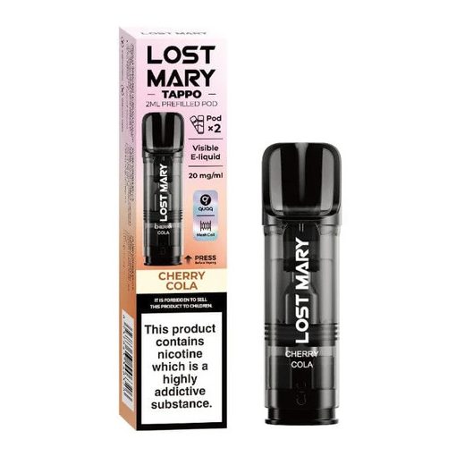 Lost Mary Tappo Cherry Cola előretöltött podfej 20mg/ml 2db