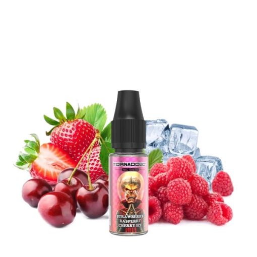 Tornadoliq Strawberry Raspberry Cherry Ice 10ml 10mg/ml nicsalt