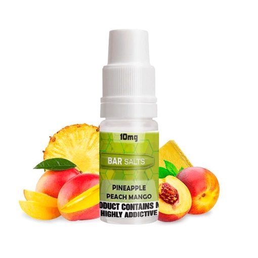 Bar Salts Pineapple Peach Mango 10ml 10mg/ml nikotinsó