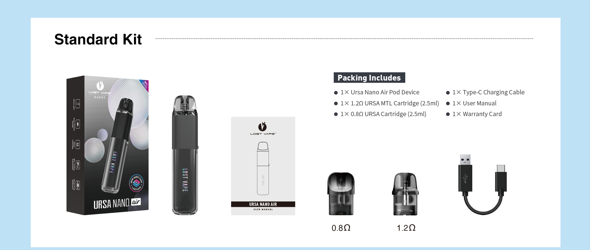 Lost Vape Ursa Nano Air Pod