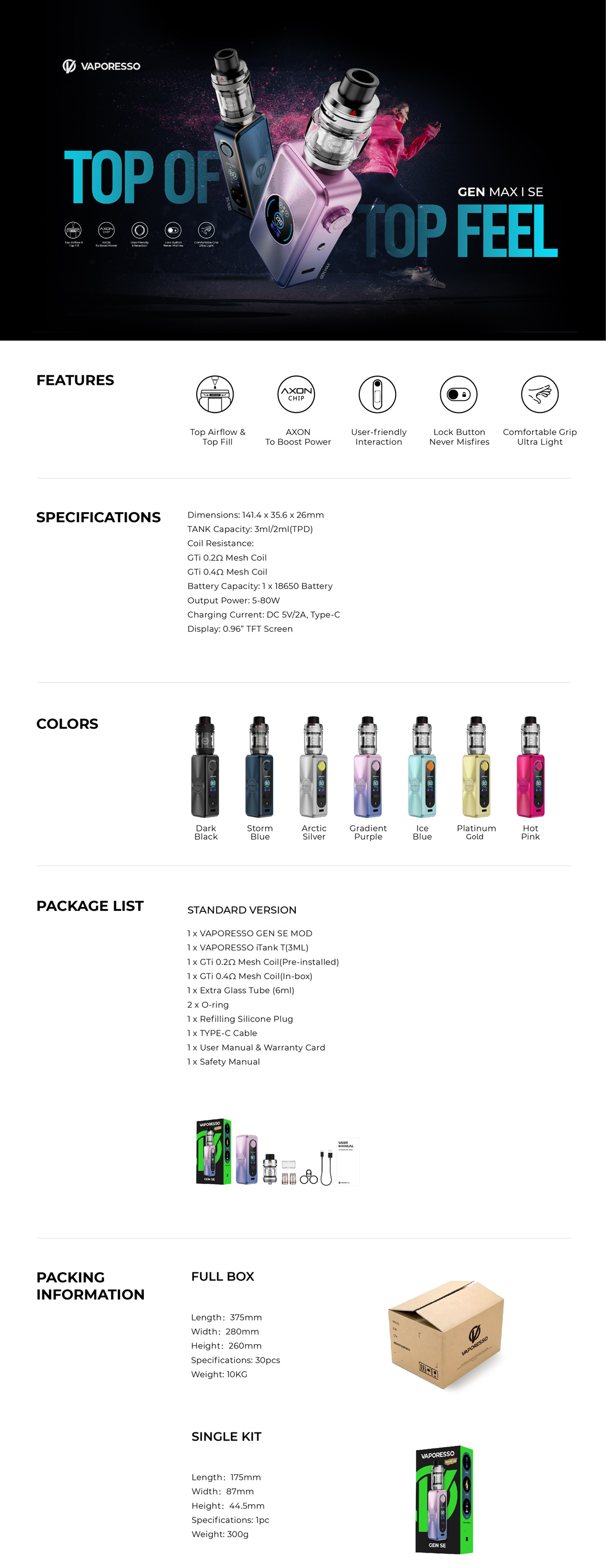 Vaporesso GEN SE Kit